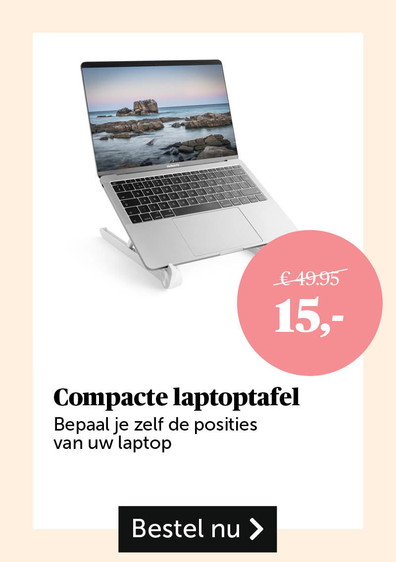 Compacte laptoptafel