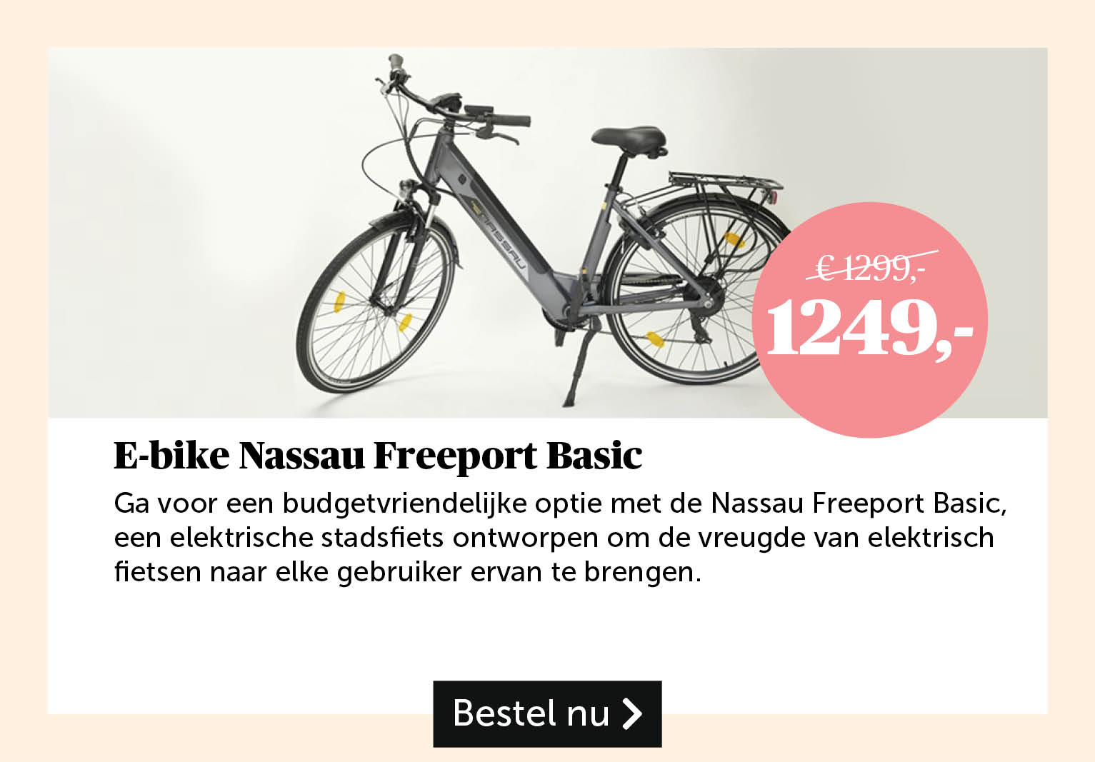 E-bike Nassau Freeport Basic