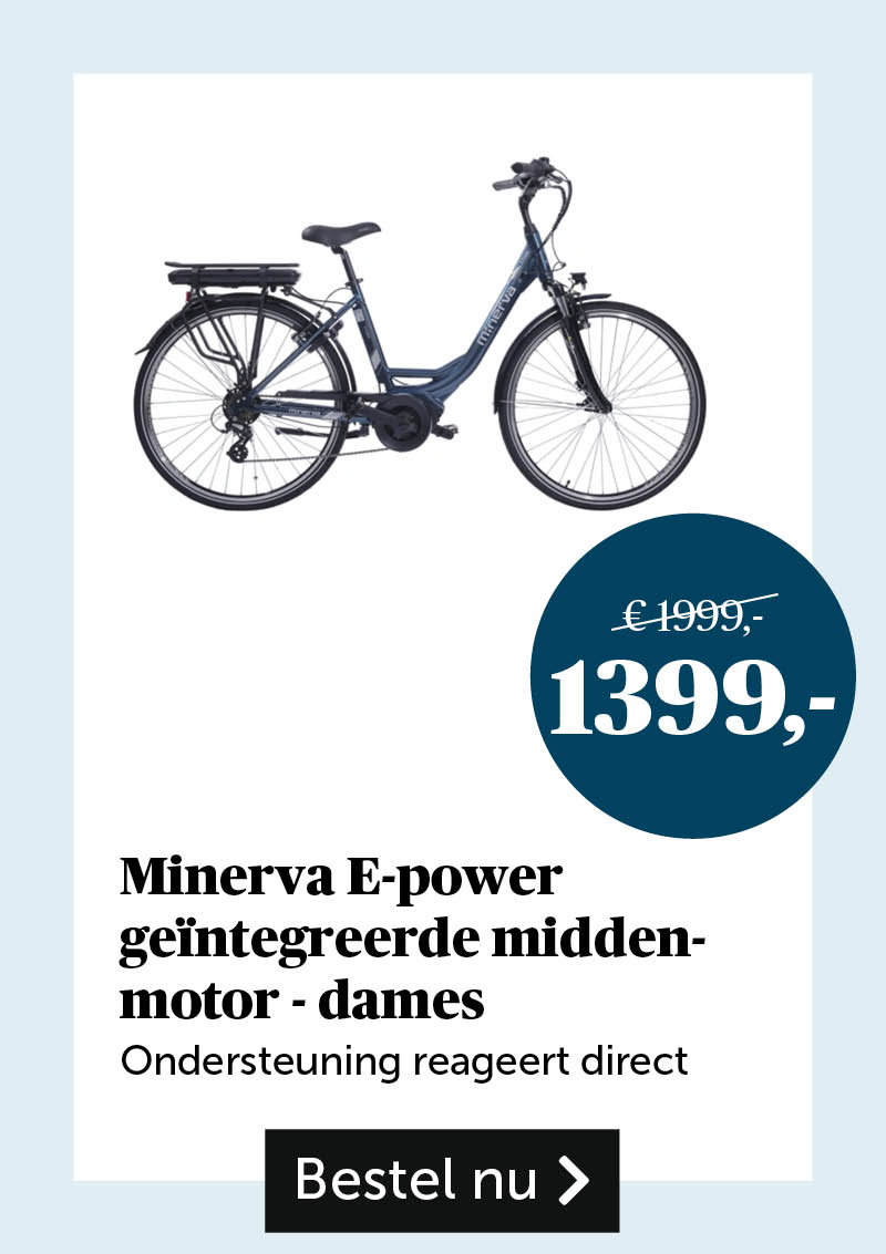 Minerva E-power geïntegreerde middelmotor - dames