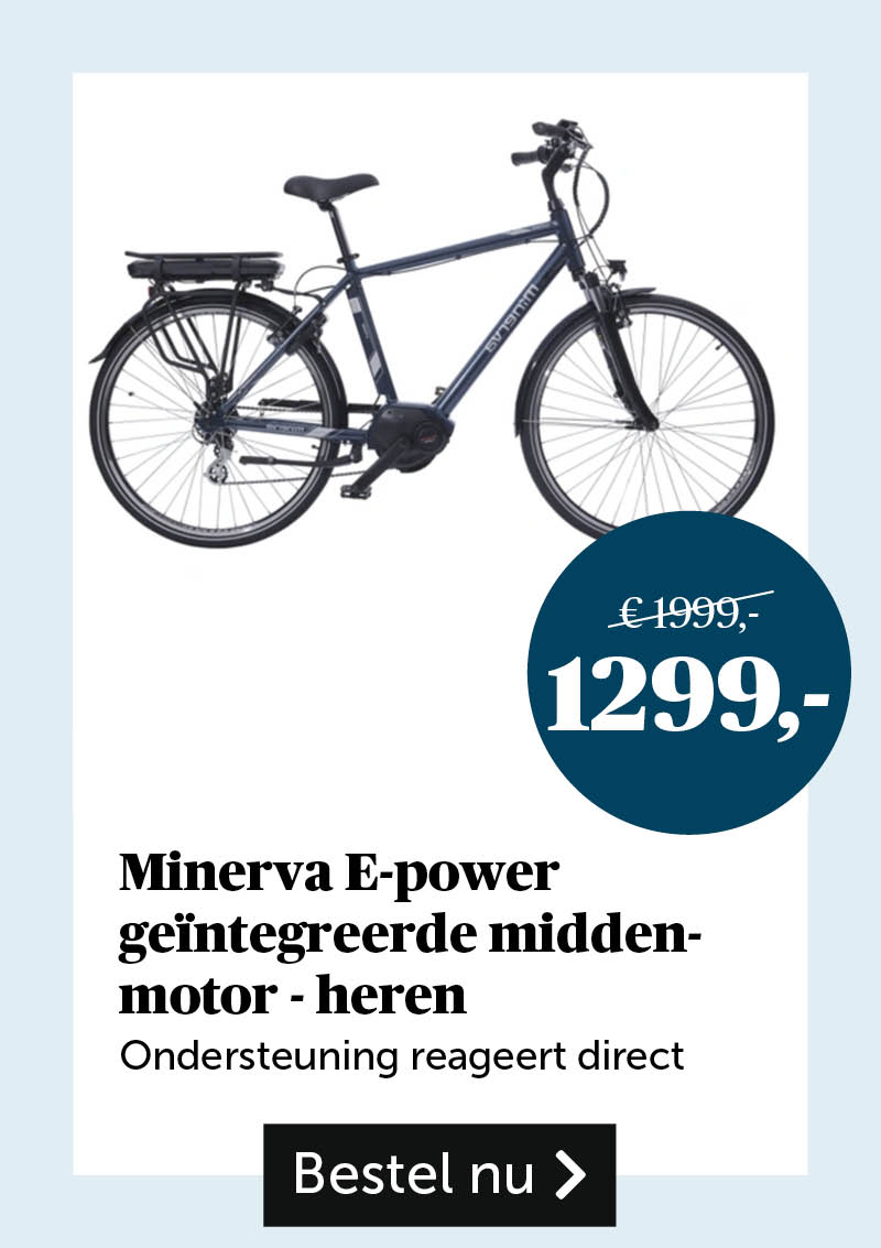 Minerva E-power geïntegreerde middenmotor - heren