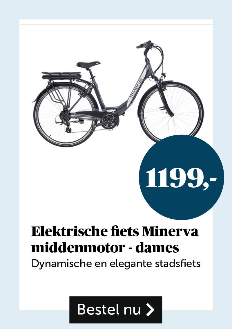 Elektrische fiets Minerva middenmotor - dames