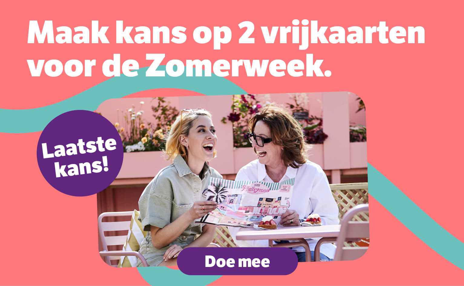 Maak kans op 2 vrijkaarten voor de zomerweek