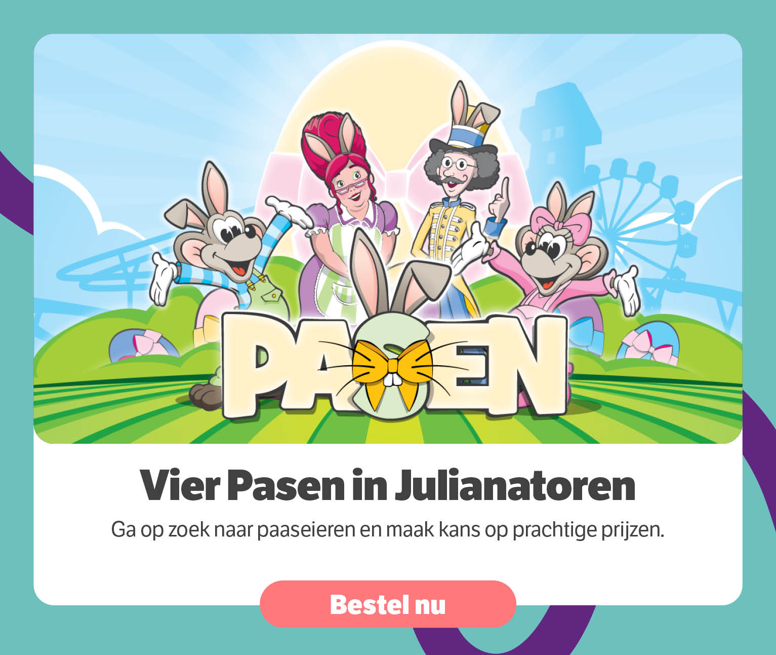 Vier Pasen in Julianatoren