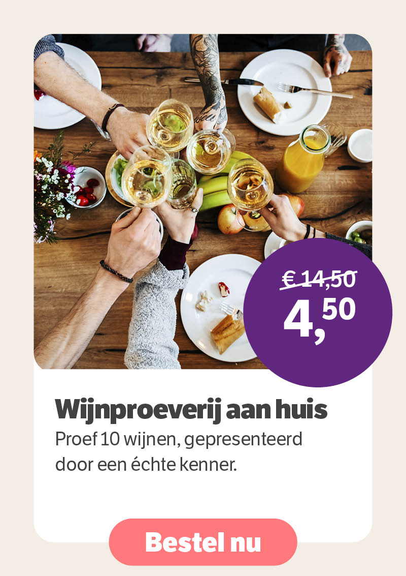 Wijnproeverij aan huis