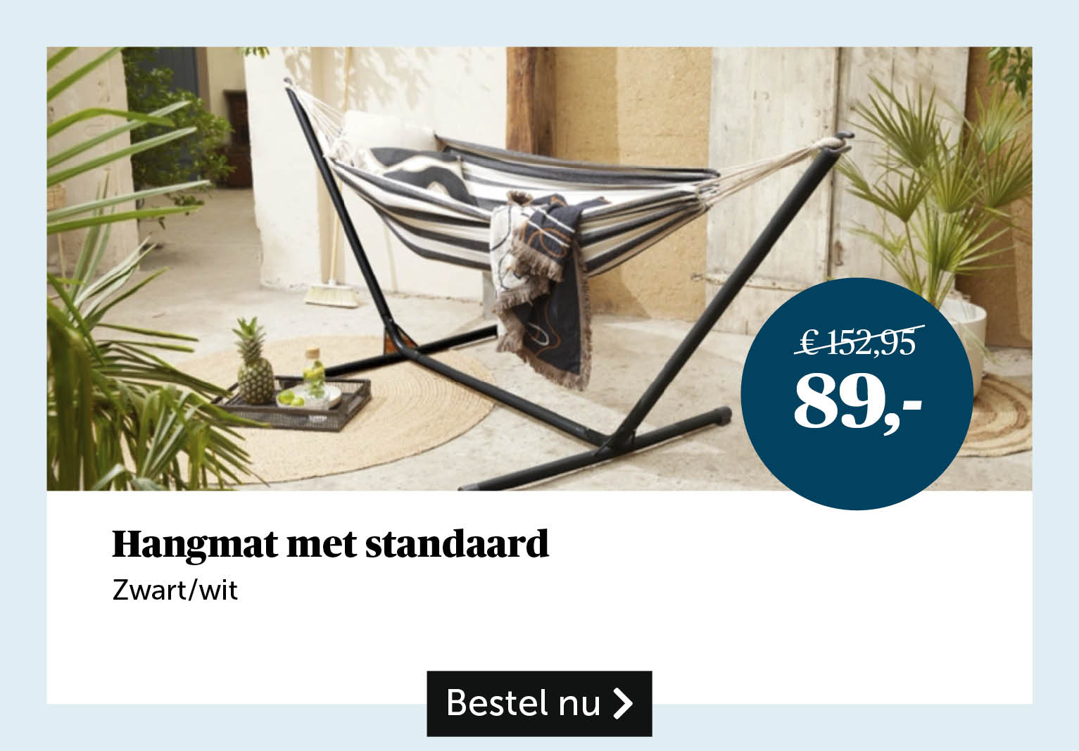 Hangmat met standaard