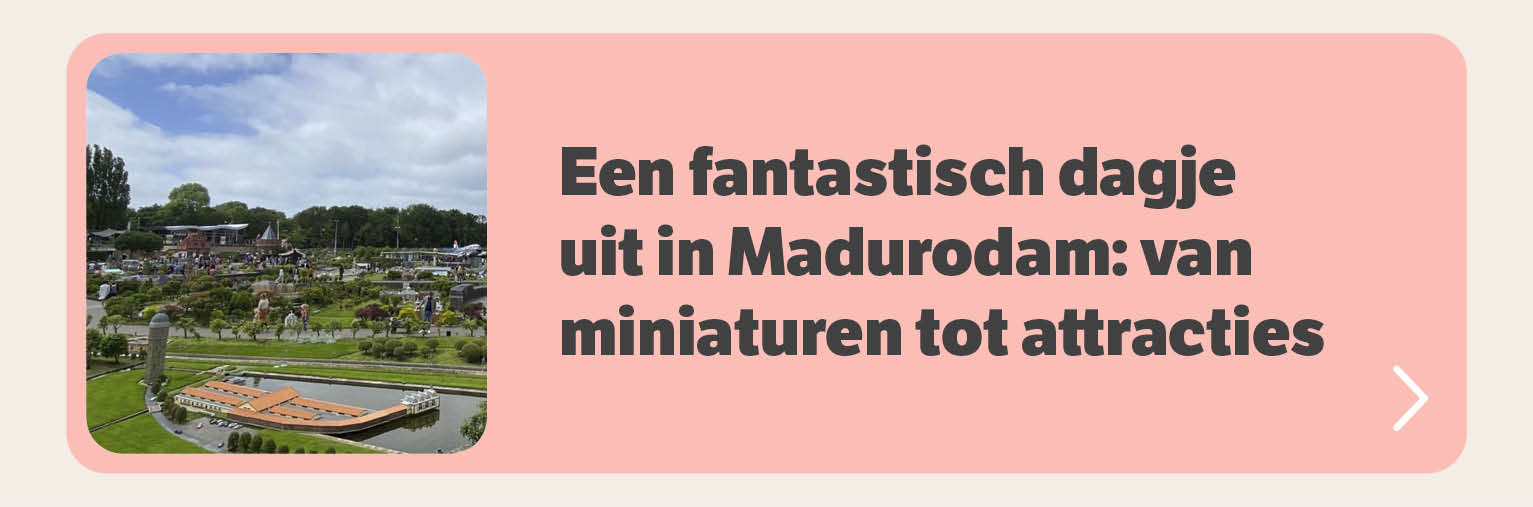 Een fantastisch dagje uit in Madurodam