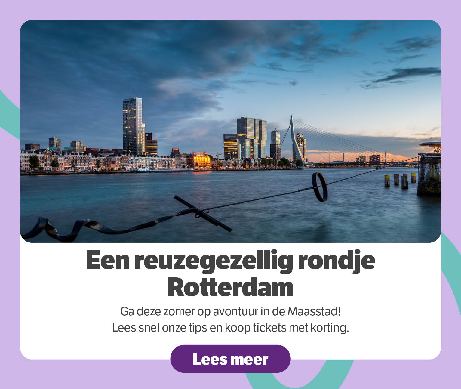 Een reuzegezellig rondje Rotterdam