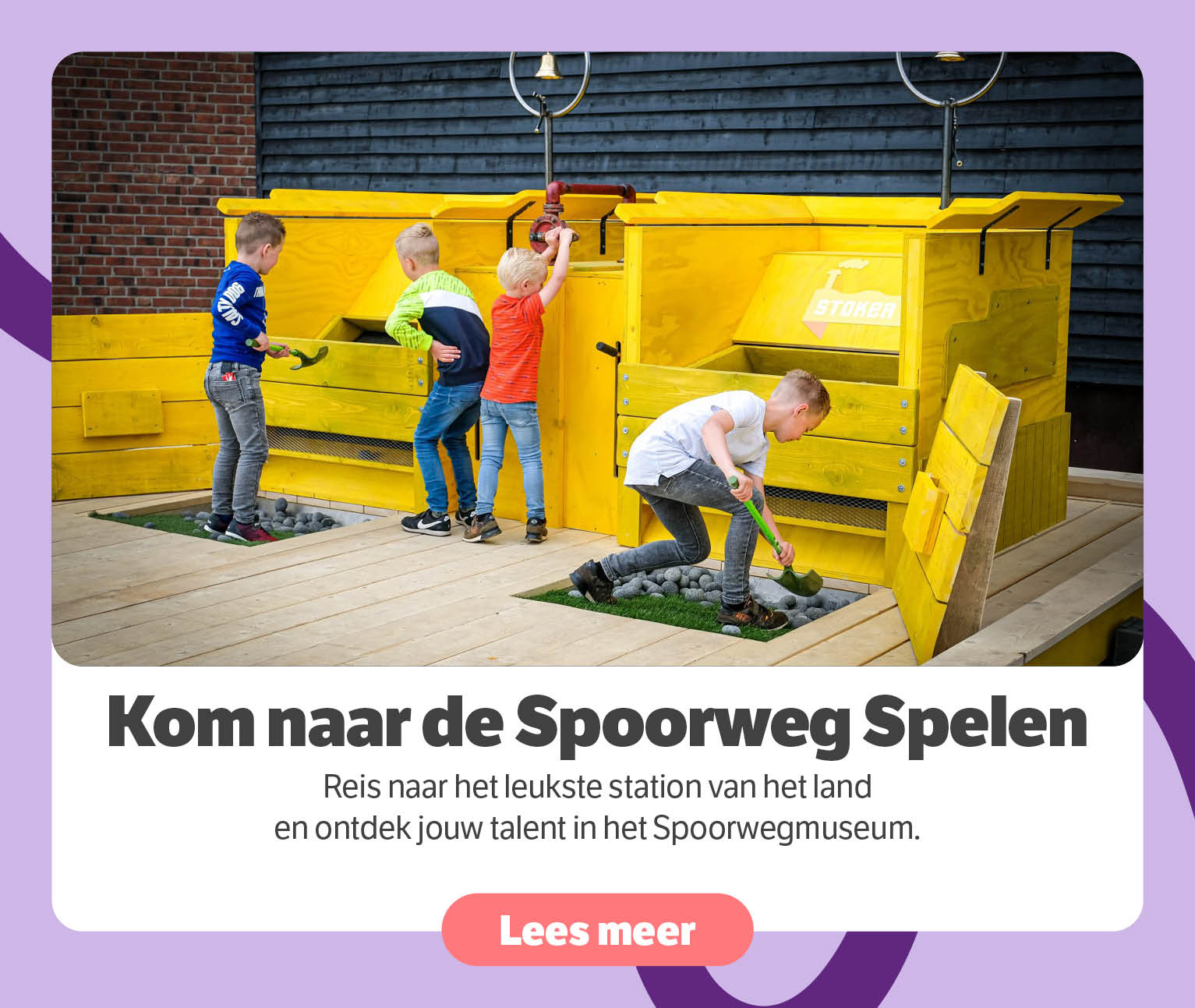 Kom naar de Spoorweg Spelen
