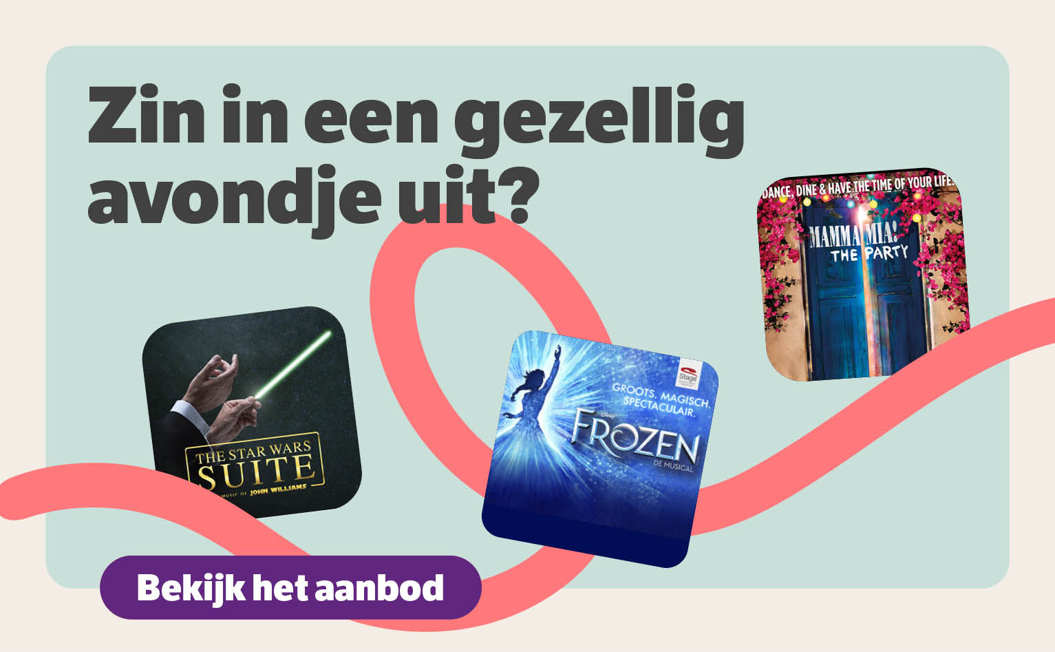Zin in een gezellig avondje uit?