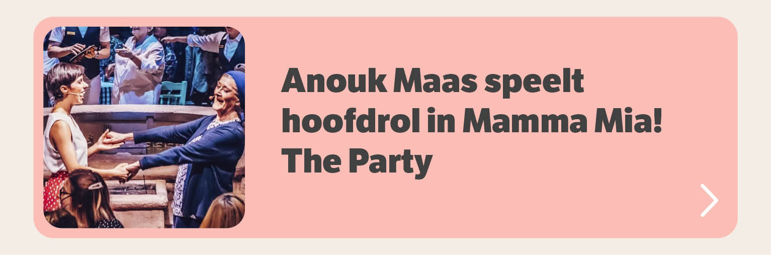 Anouk Maas speelt hoofdrol in Mamma Mia! The Party