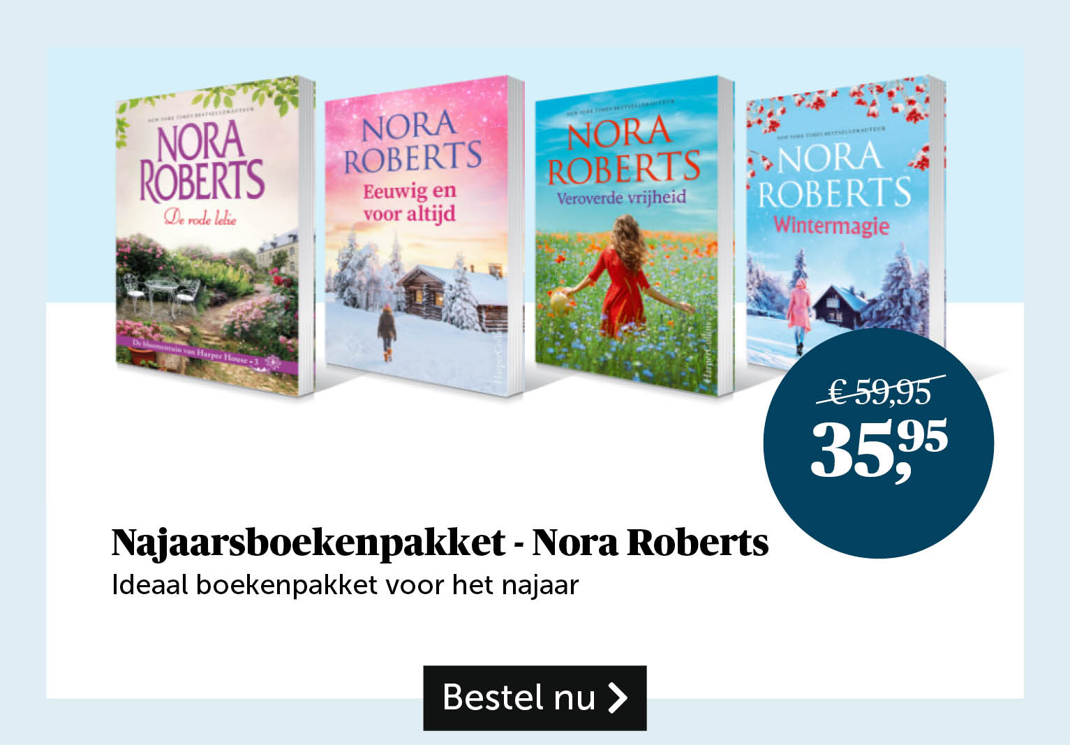 Najaarsboekenpakket - Nora Roberts