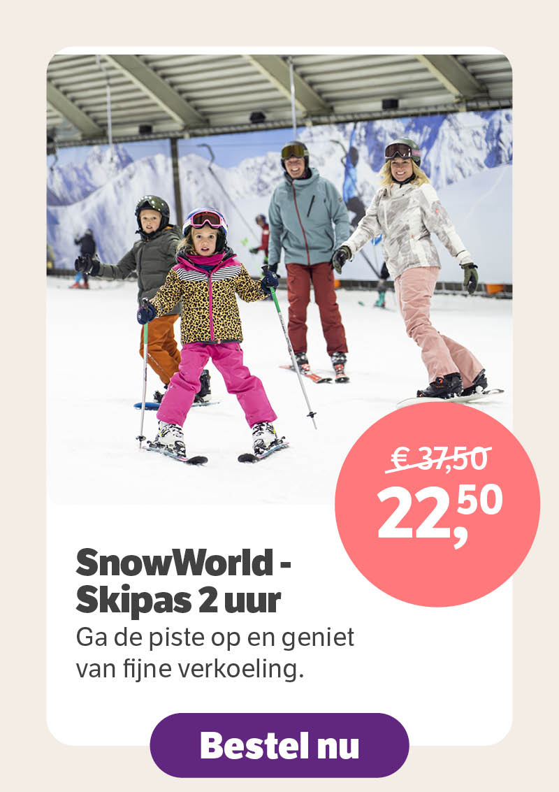 Snowworld - Skipas 2 uur