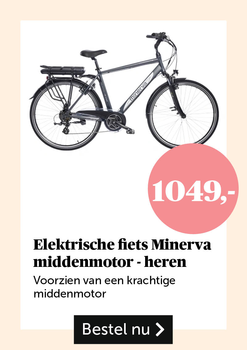 Elektrische fiets Minerva middenmotor - heren