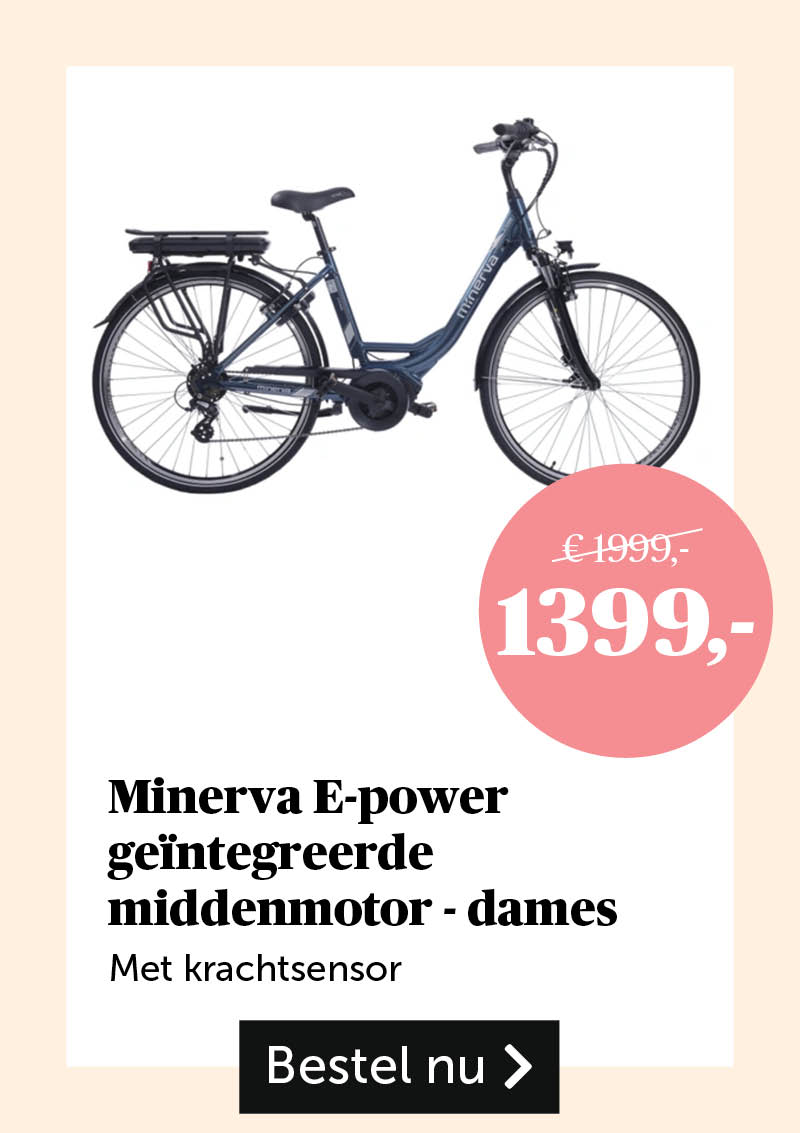 Minerva E-power geintegreerde middenmotor - dames