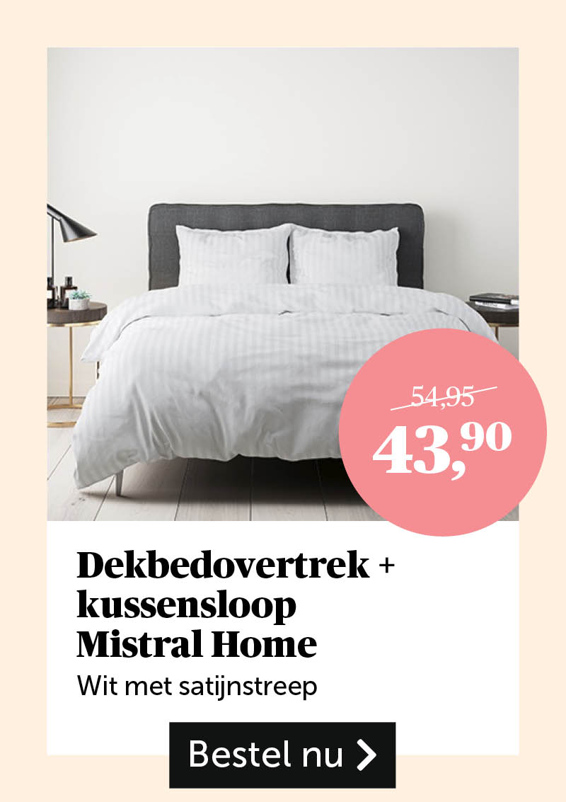 Dekbedovertrek + kussensloop Mistral Home