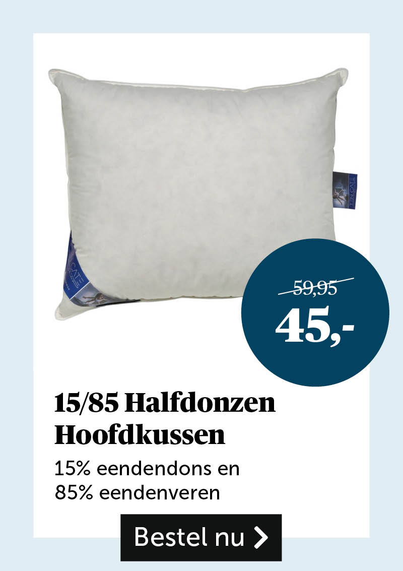 15/85 Halfdonzen Hoofdkussen