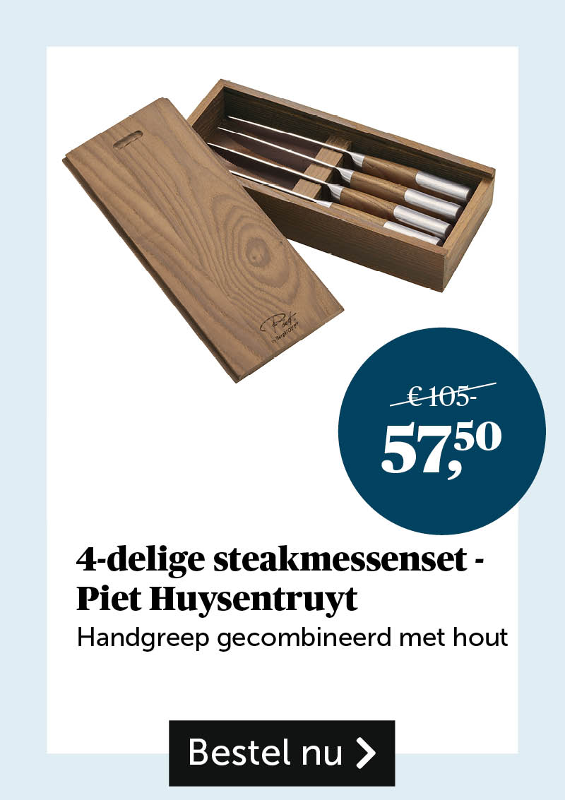 4-delige steakmessenset - Piet Huysentruyt