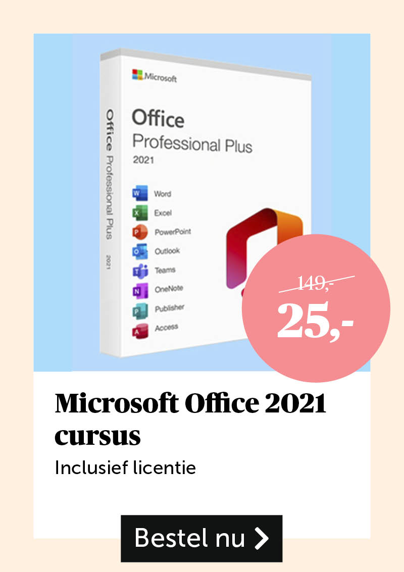 Microsoft Office 2021 cursus