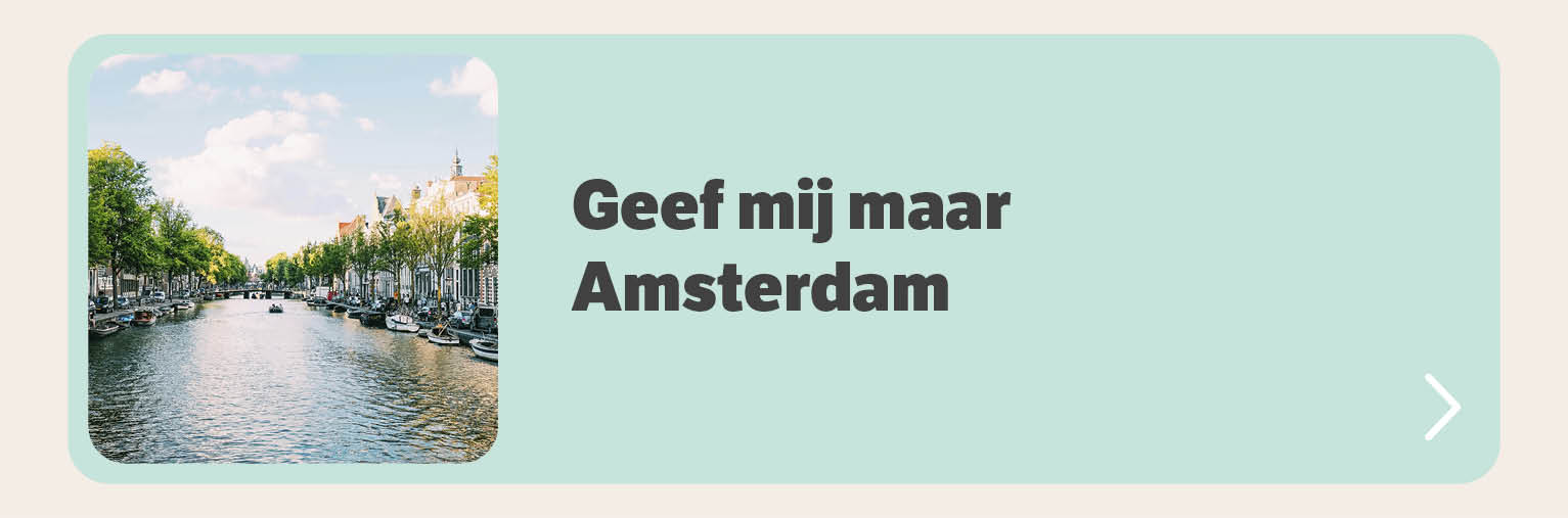 Geef mij maar Amsterdam