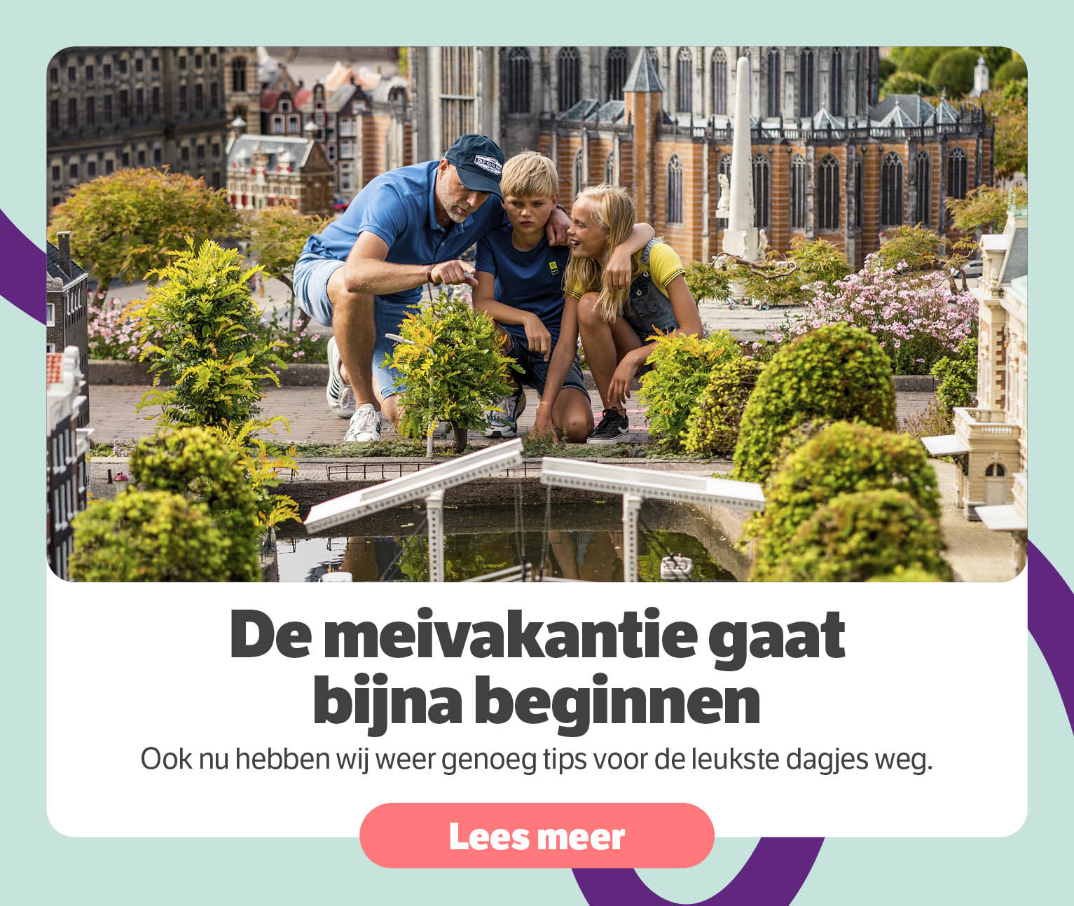 De meivakantie gaat bijna beginnen
