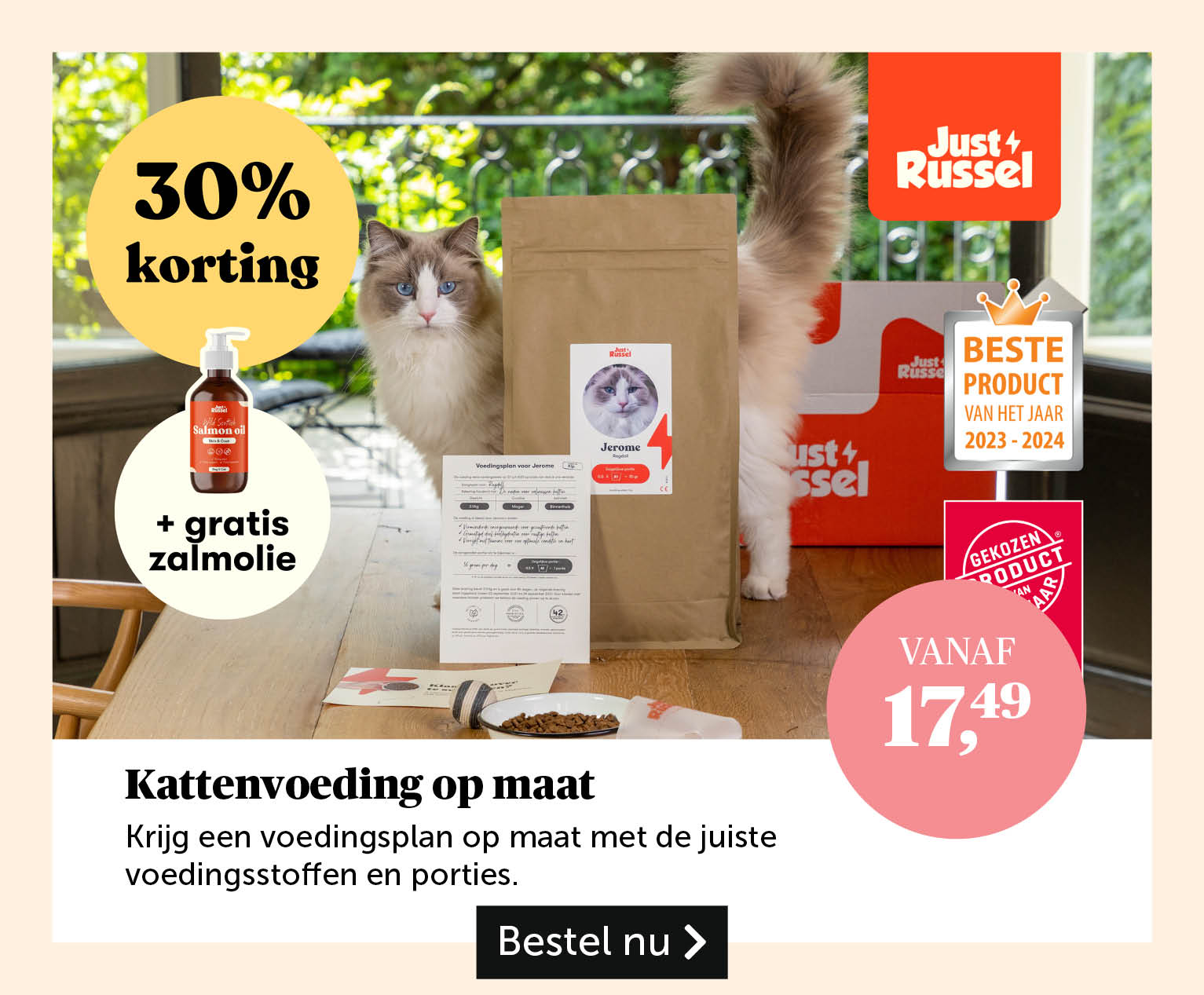 Kattenvoeding op maat