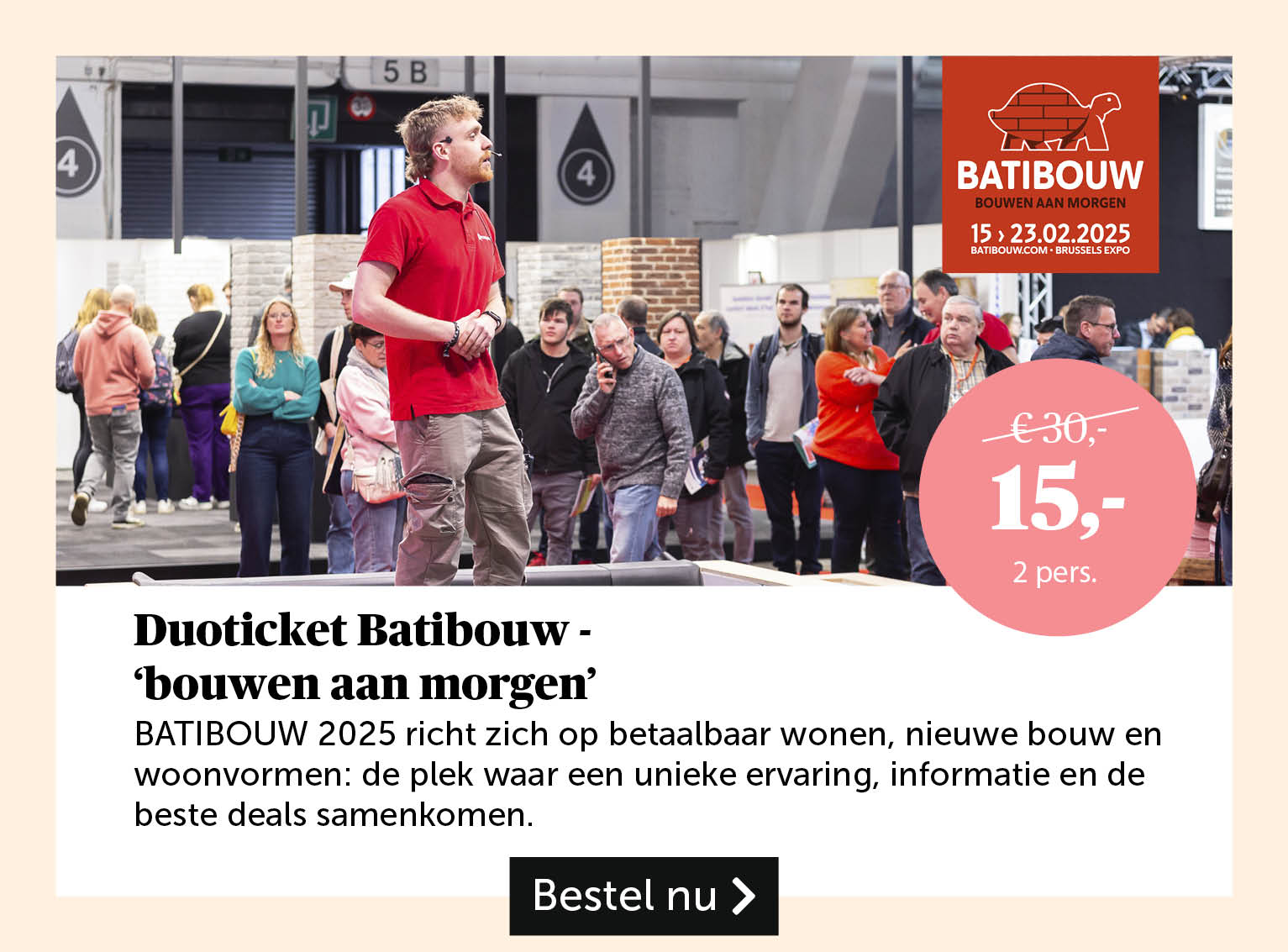 Duoticket Batibouw - bouwen aan morgen
