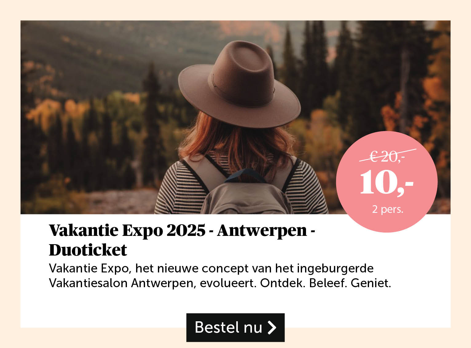 Vakantie Expo 2025 - Antwerpen - Duoticket