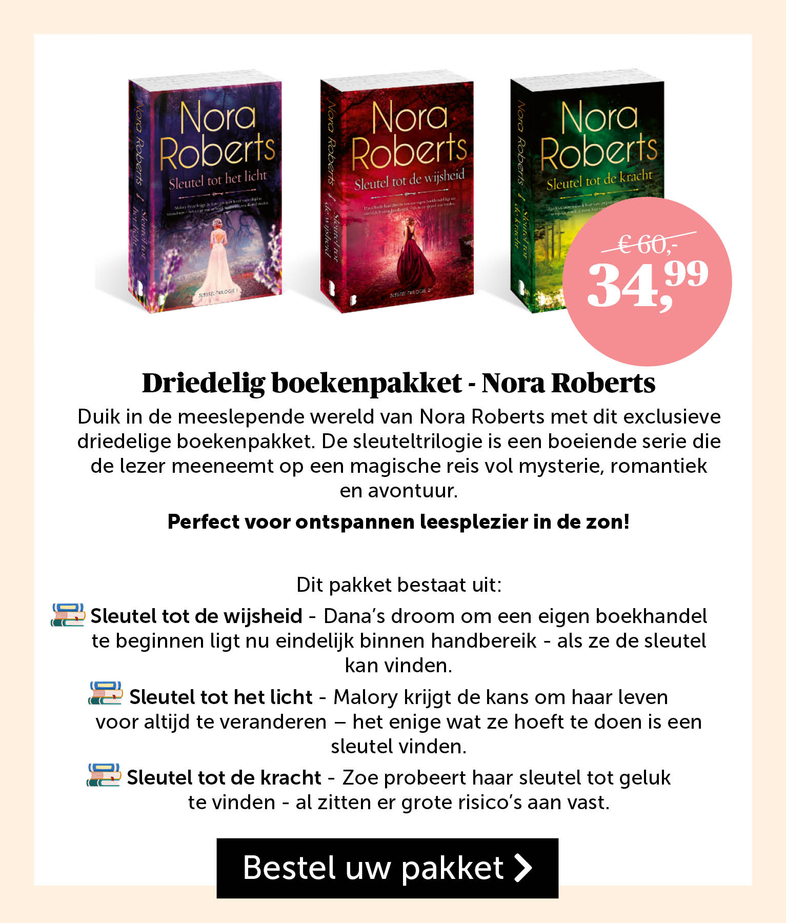 Driedelig boekenpakket - Nora Roberts